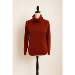 Designers Originals Vintage Burnt Orange Turtleneck Sweater | Women’s M | USA Ma